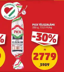 PENNY Pick téliszalámi ajánlat