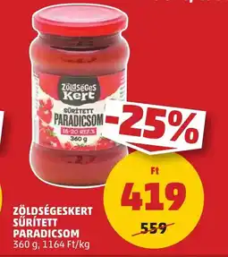 PENNY Zöldségeskert sűrített paradicsom ajánlat