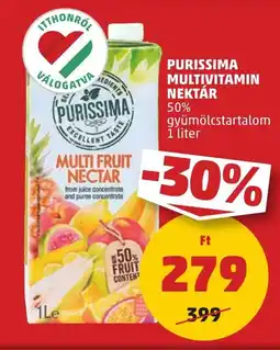 PENNY Purissima multivitamin nektár ajánlat
