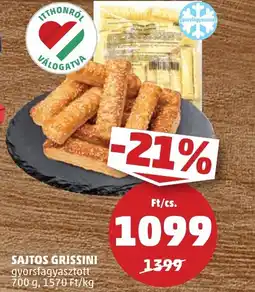 PENNY Sajtos grissini ajánlat