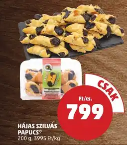 PENNY Hájas szilvás papucs ajánlat