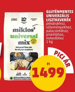 Gluténmentes univerzális lisztkeverék