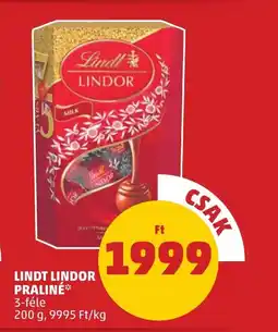 Lindt lindor praliné