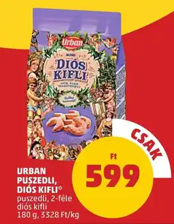 Urban puszedli, diós kifli