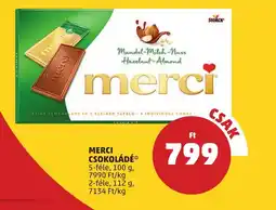 PENNY Merci csokoládé ajánlat