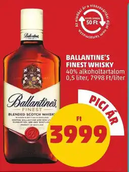 PENNY Ballantine's finest whisky ajánlat