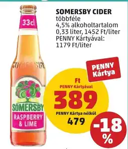 PENNY Somersby cider ajánlat