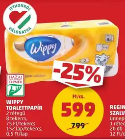 PENNY Wippy toalettpapír ajánlat