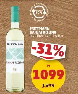 Frittmann rajnai rizling