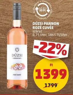 PENNY Dúzsi pannon rozé cuvée ajánlat