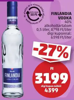 PENNY Finlandia vodka ajánlat