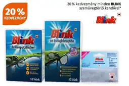 Kedvezmény minden blink szemüvegtörlő kendőre