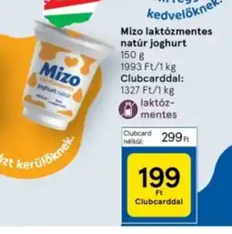 Tesco Mizo Laktózmentes Natur Joghurt ajánlat