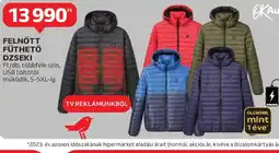 Auchan Felnott fűthető dzseki ajánlat