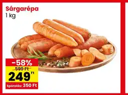 Interspar Sárgarépa ajánlat