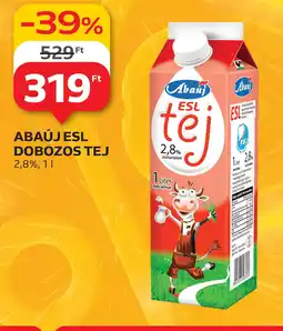 Abaúj esl dobozos tej