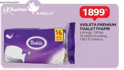 Auchan Violeta prémium toalettpapír ajánlat