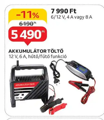 Auchan Akkumulátor töltő ajánlat
