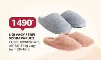 Auchan Nöi vagy férfi szobapapucs ajánlat