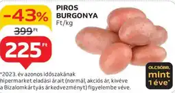 Auchan Piros Burgonya ajánlat