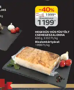Auchan Hegedűs-hús füstölt csemegeszalonna ajánlat