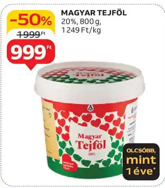 Auchan Magyar tejföl ajánlat