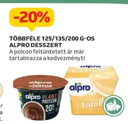 Auchan Alpro desszert ajánlat