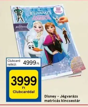 Tesco Disney - Jégvarázs matricás kincsestár ajánlat