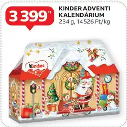 Auchan Kinder adventi kalendarium ajánlat