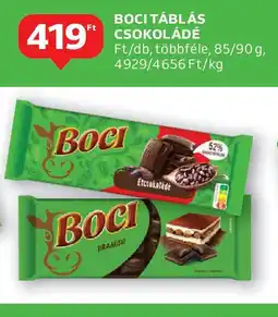 Auchan Boci táblás csokoládé ajánlat