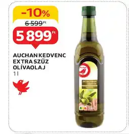 Auchan kedvenc extra szűz olívaolaj