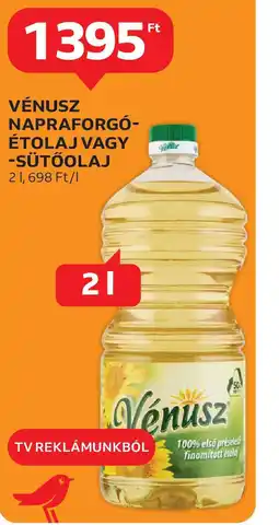 Auchan Vénusz napraforgó- étolaj /-sütőolaj ajánlat