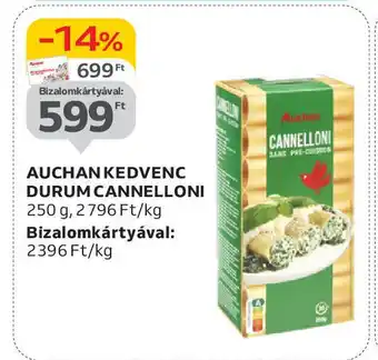 Auchan Auchan kedvenc durum cannelloni ajánlat