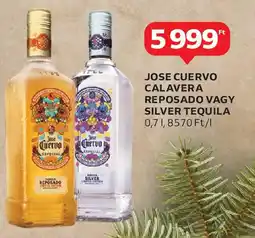 Auchan Jose cuervo calavera reposado / silver tequila ajánlat