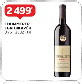 Auchan Thummerer egri bikavér ajánlat