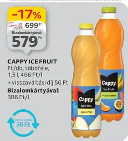 Auchan Cappy ice fruit ajánlat