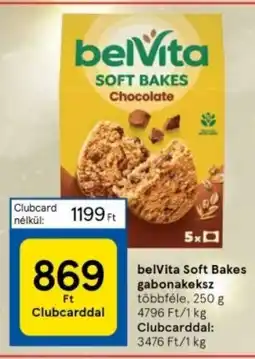 Tesco belVita Soft Bakes gabonakeksz ajánlat