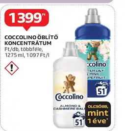 Auchan Coccolino öblítő koncentrátum ajánlat