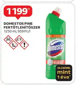 Auchan Domestos pine fertőtlenítőszer ajánlat
