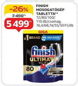 Auchan Finish mosogatógép tabletta ajánlat