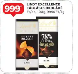 Auchan Lindt excellence táblás csokoládé ajánlat