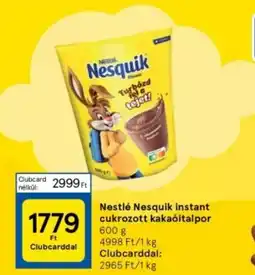 Tesco Nestlé Nesquik instant cukrozott kakaóitalpor ajánlat