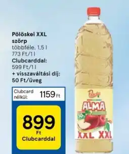 Tesco Pölöskei XXL szörp ajánlat
