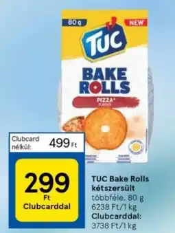Tesco TUC Bake Rolls kétszersült ajánlat