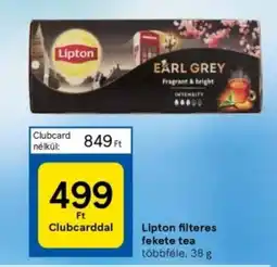 Lipton filteres fekete tea