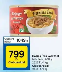 Tesco Házias ízek készétel ajánlat