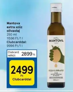 Tesco Mantova extra szűz olívaolaj ajánlat