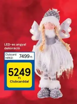 Tesco LED-es angyal dekoráció ajánlat