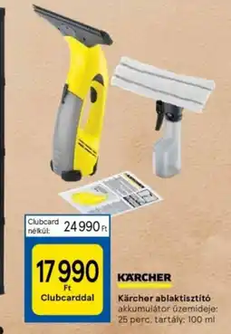 Tesco Kärcher ablaktisztító ajánlat