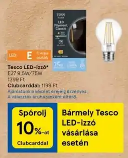 Tesco Tesco LED-izzó ajánlat